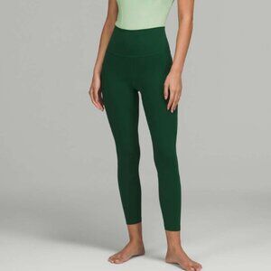 Lululemon Align High-Rise Leggings 25" with Pockets Everglade Green Size 2
